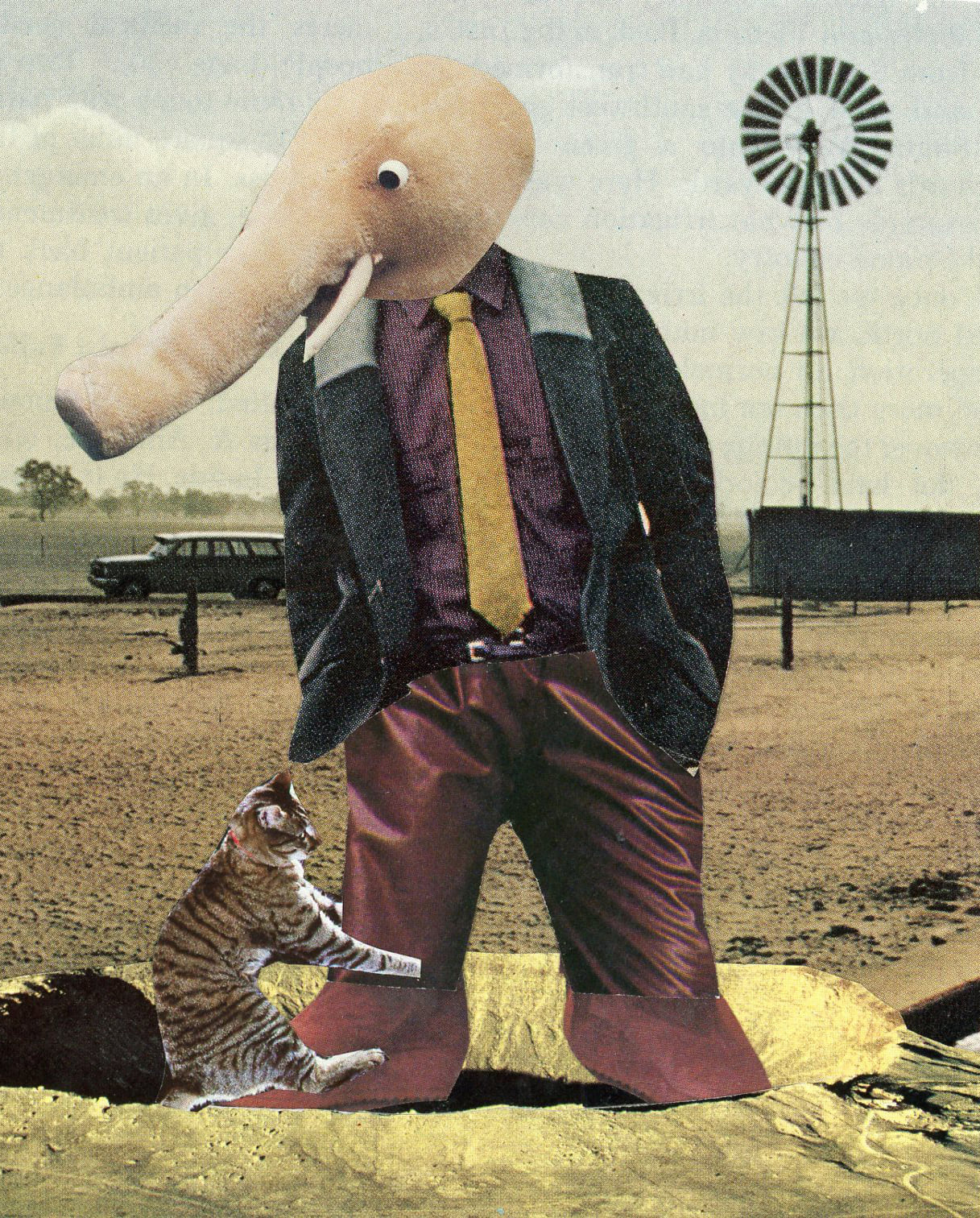 Steven Cline Surrealist Collage & Writing